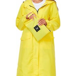 Sunny Yellow Women's Trench Coat